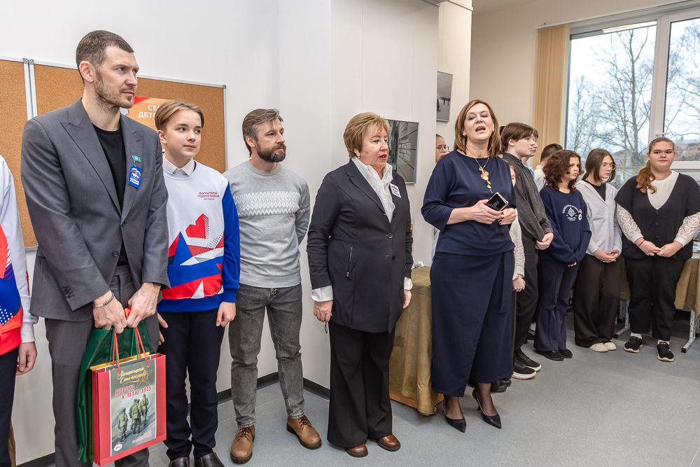 Открытие комплексного музея в новом корпусе школы №9 в Одинцово