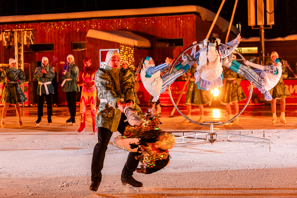 Ледовое шоу «Сказ о Руси» в парке Малевича