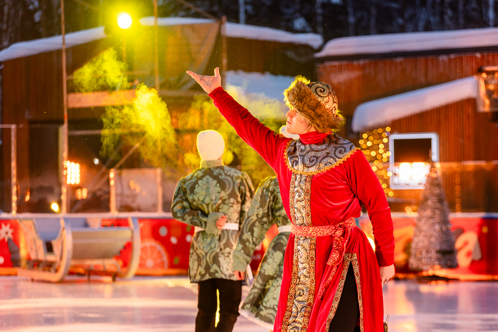 Ледовое шоу «Сказ о Руси» в парке Малевича