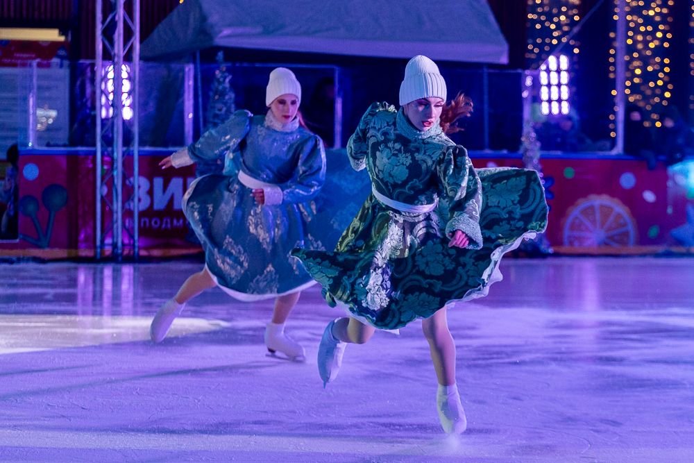 Ледовое шоу «Сказ о Руси» в парке Малевича