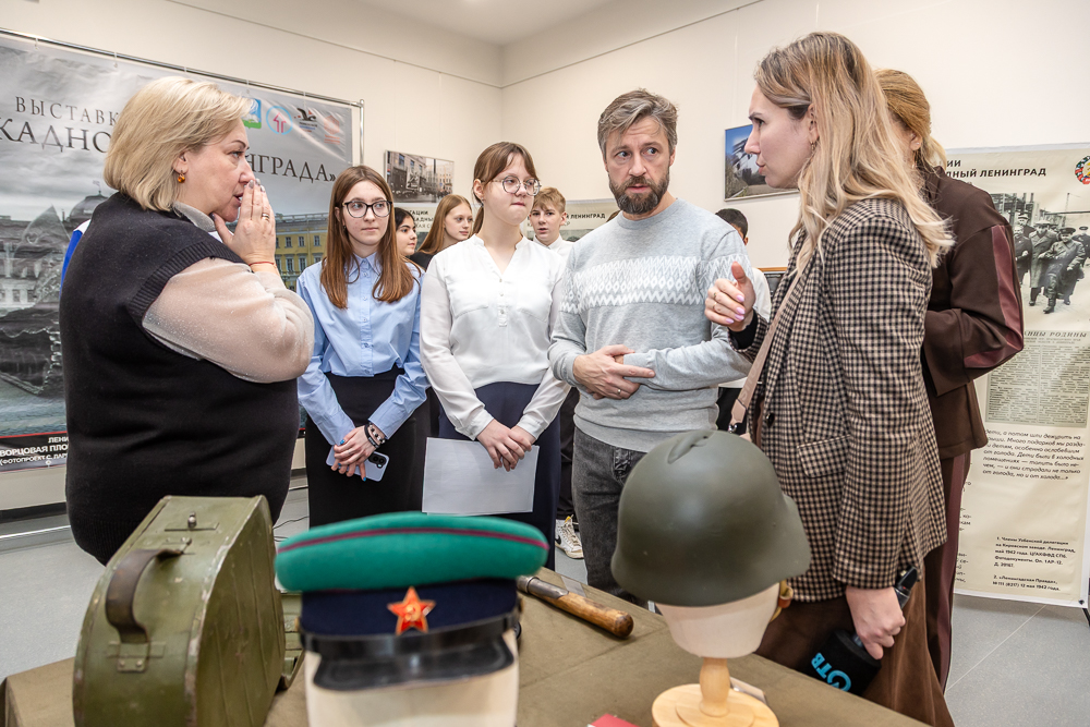 Открытие комплексного музея в новом корпусе школы №9 в Одинцово