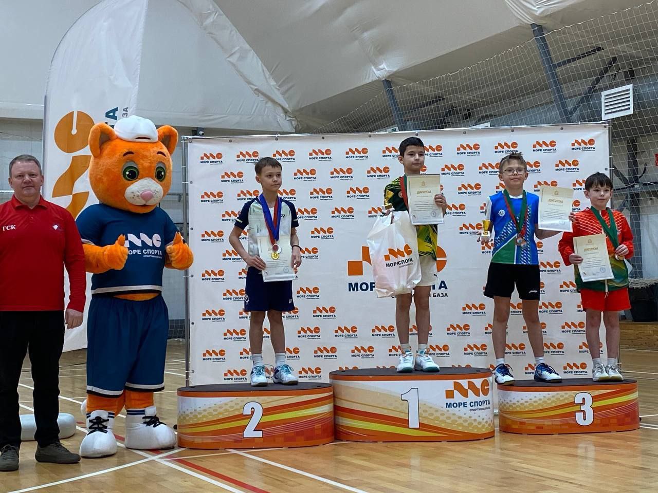 Юные бадминтонисты из Одинцовского округа завоевали награды на всероссийских соревнованиях