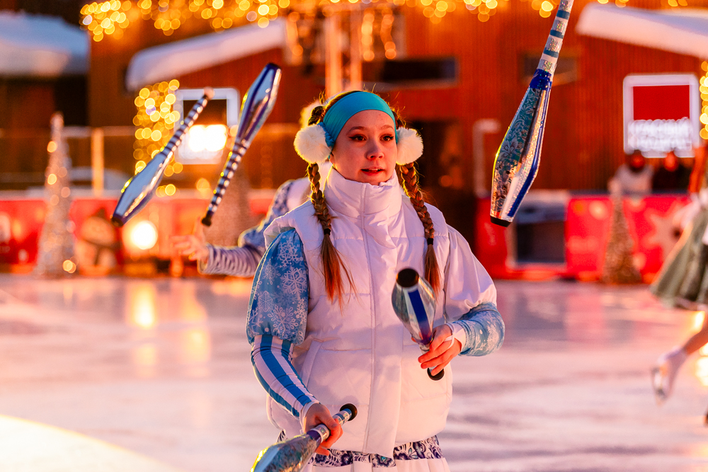 Ледовое шоу «Сказ о Руси» в парке Малевича