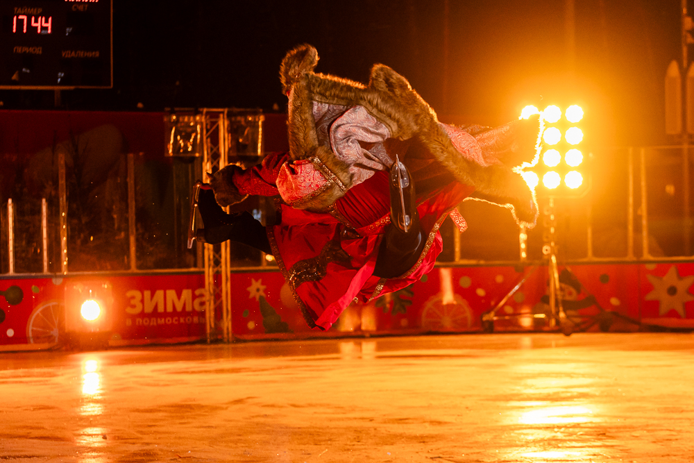 Ледовое шоу «Сказ о Руси» в парке Малевича